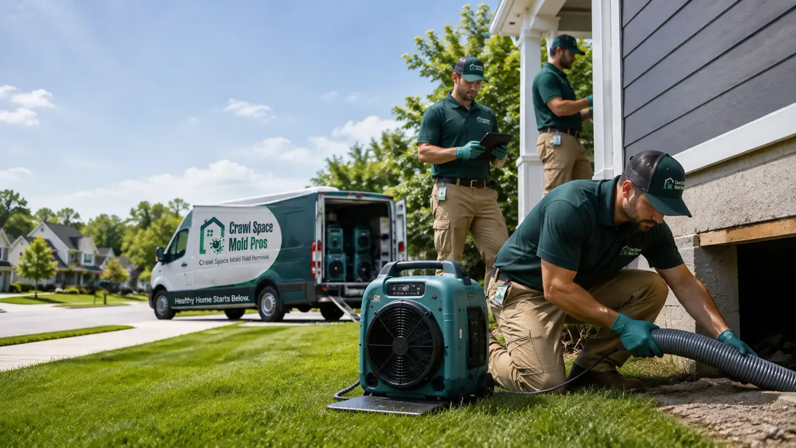 Crawl Space Mold Removal in Galva, KS